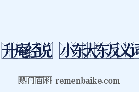 升庵经说·小东大东反义词是什么意思的图片